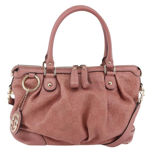 Gucci borsa mano in tela - gg, a