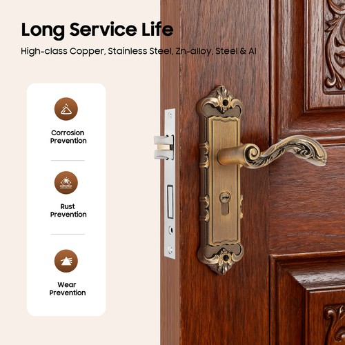 Serratura porta bronzo - ,