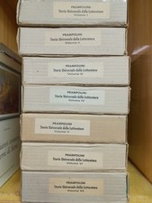 STORIA UNIVERSALE DELLA LETTERATURA 7 VOL PRAMPOLINI UTET 1968 IMBALLO ORIGINALE