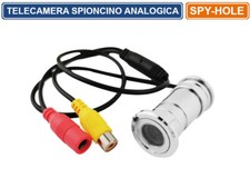 MINI TELECAMERA ANALOGICA SPIONCINO OCCHIO MAGICO PER PORTE A COLORI 92° 628X528