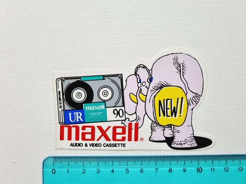 Adesivo maxell audio video - maxell,