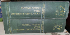 VOCABOLARIO ILLUSTRATO DELLA LINGUA ITALIANA  Devoto  SELEZIONE  2 VOLUMI  1981