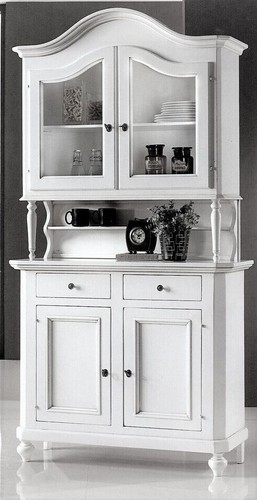 Credenza cristalliera legno - credenza,