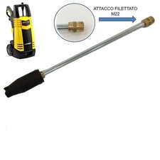 LAVOR LANCIA REGOLABILE FILETTATA M22 RICAMBIO IDROPULITRICE ACQUA CALDA