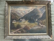 Vecchio dipinto ad olio