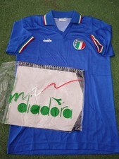 Italy 1988-1990 Football Shirt Diadora Maglia Trikot Maillot Vintage 90 Jersey M