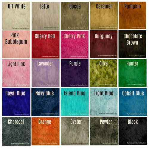 Faux fur swatch sample cutting - fur,