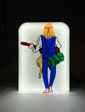 Insegna Luminosa  adesivo sticker vagabondo Chitarra Anni 80 Vintage Vespa