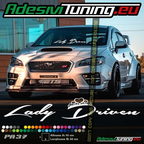 Adesivo lady driven - adesivo,
