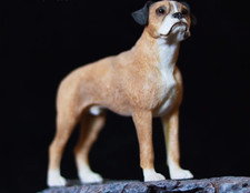 Statua modellino cane boxer