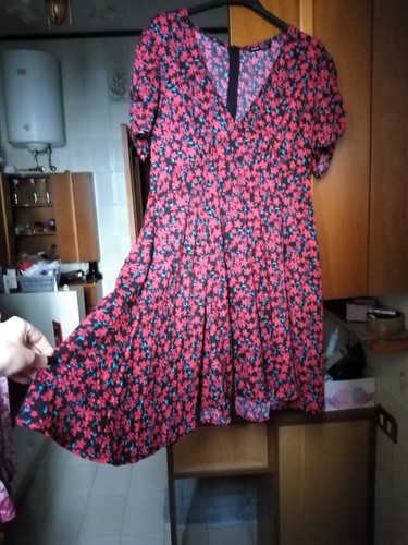 Vestito donna svasato con