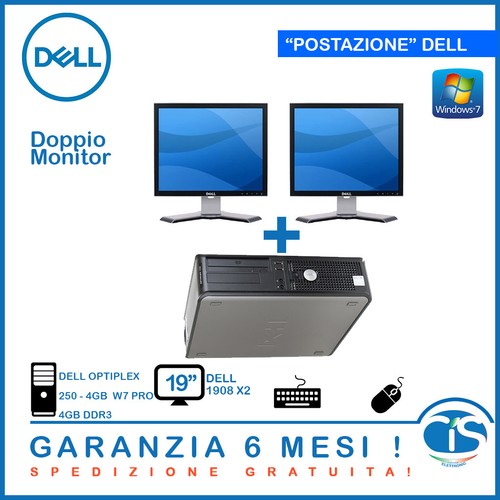 Postazione doppio monitor - doppio,