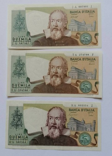 Lotto banconote 2000 lire - banconote,
