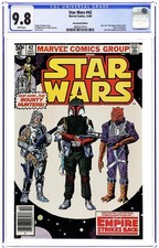 Star Wars #42N Variante Newsstand CGC 9.8 1980 4605527014 1° Fumetto Boba Fett