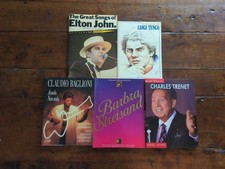 5 Libri Con Spartiti Di Musica Leggera - Italiana E Estera