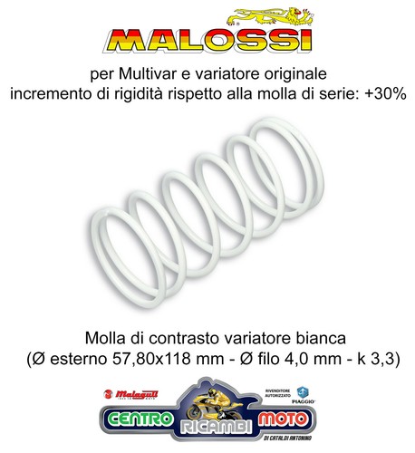 Molla contrasto bianca - molla,
