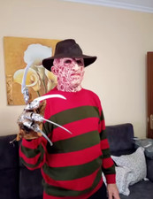 Freddy Krueger Maschera Nightmare Horror in Lattice COME FOTO SPED.GRATUITA