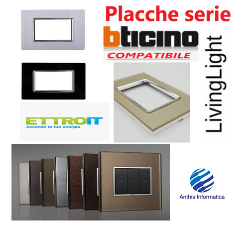 Placche vetro compatibili - placche, in