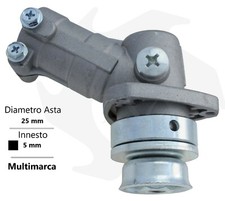 COPPIA CONICA PER DECESPUGLIATORE DIAM. ASTA 25 MM INNESTO QUADRO 5 MM BG 013200