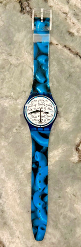 Swatch pasta blu gg138 - pasta,