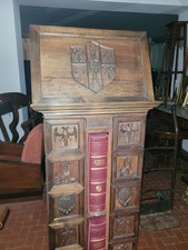 Bibbia di Borso d' Este con mobile porta libri e leggio Ed. Treccani 1961