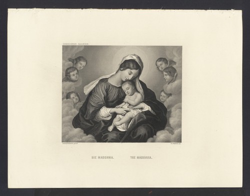 Madonna di sassoferrato - madonna, ,