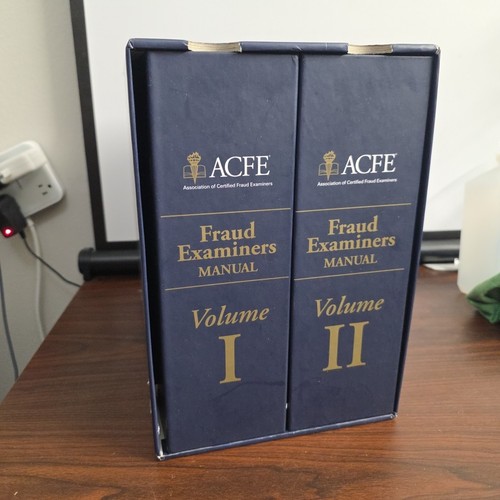 Acfe fraud examiner manuals - fraud,