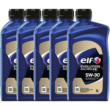 OLIO MOTORE AUTO SINTETICO ELF EVOLUTION FULL-TECH FE 5W-30 - 5LT LITRI-OFFERTA