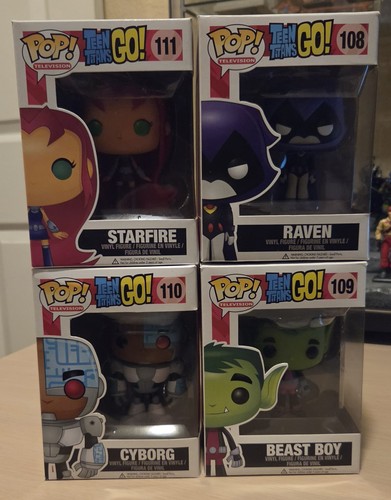 Televisore funko pop set 4 - pop!,