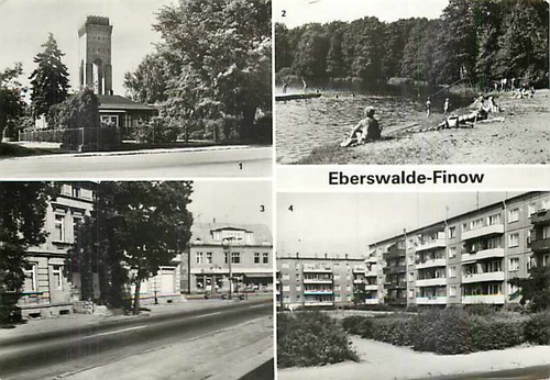 Cartolina eberswalde finow - eberswalde-finow,