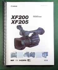 Canon XF200 XF205 Manuale