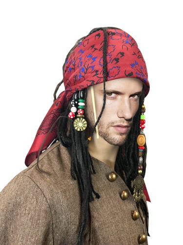 Parrucca pirata captain jack - parrucca,