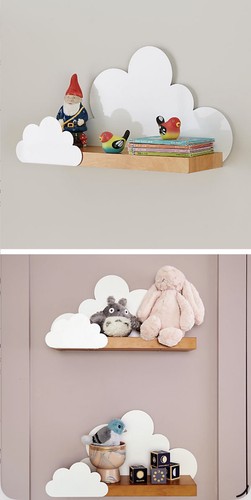 Mensola parete cloud - mensola, da