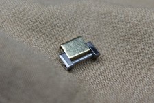 Maglia link EBERHARD acciaio e oro originale vintage per bracciale orologio