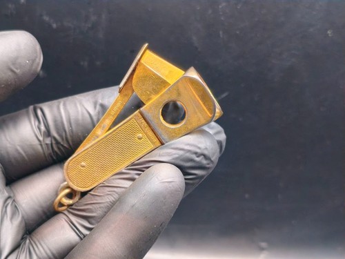 Vintage 9ct gold cigarette - gold,