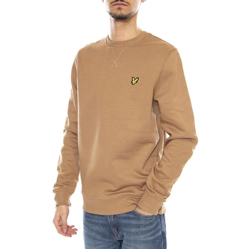 Brushed back crew - brushed, neck