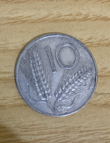 Moneta lire spiga del - 10,