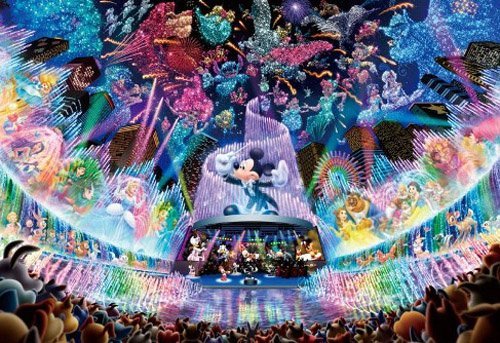 Tenyo japan stained art puzzle - art,
