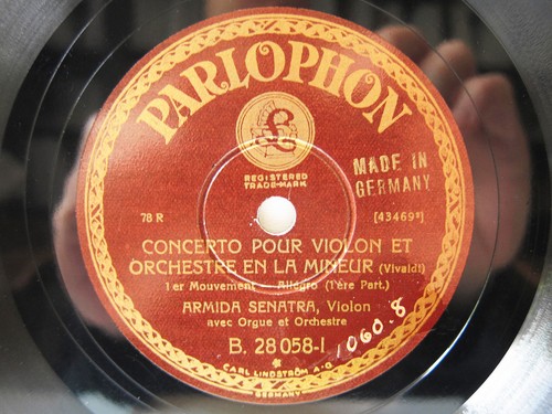 78rpm armida senatra plays - 2x,