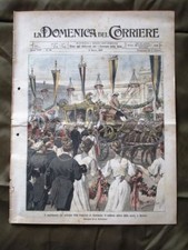 La Domenica del Corriere 11 Marzo 1906 Principe Germania Magniville Pigmei Congo
