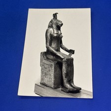 BOLOGNA MUSEO CIVICO STATUETTA BRONZO DEA HUEZOIE CARTOLINA bianco e nero