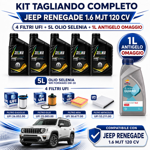 Kit tagliando jeep - jeep, renegade