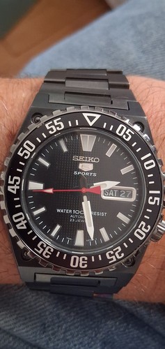 Seiko sports diver black - 5,