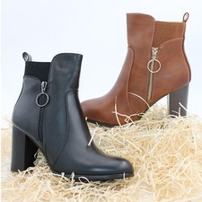 Stivali donna Scarpe Stivaletti Tronchetti Tacco alto 221