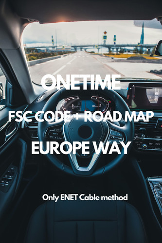 Original bmw map europe way - map,