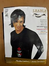 Leable 3 Maglie Manica Lunga in Cotone Interlock Scollo a V Nera art 348