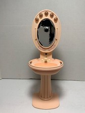 Lavabo da bagno vintage 1990 BARBIE MAGIC MANSION illuminato - luce non funzionante