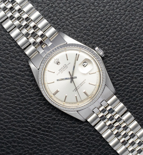Rolex datejust 1601 silver - rolex,