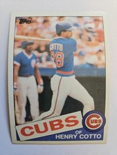 1985 TOPPS HENRY COTTO RC #267