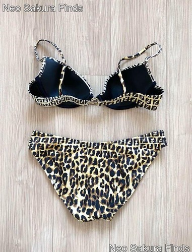 Bikini donna fendi leopardato - fendi,
